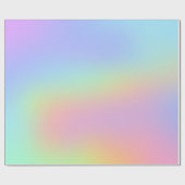 Pastel Colorful Ombre Birthday Party Cadeaupapier (Vlak)