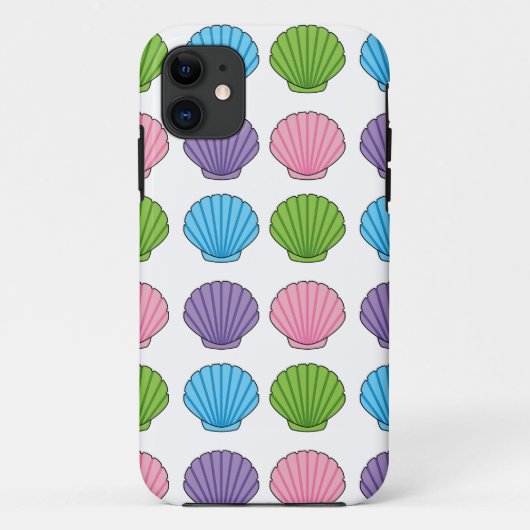 Pastel Colorful Seashell Pack Case-Mate iPhone Case (Achterkant)
