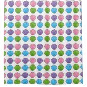 Pastel Colorful Seashell Pack Douchegordijn (Voorkant)