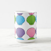 Pastel Colorful Seashell Pack Koffiemok (Center)