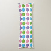 Pastel Colorful Seashell Pack Lichaamskussen (Achterkant (Verticaal))