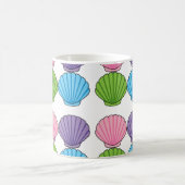 Pastel Colorful Seashell Pack Magische Mok (Center)