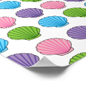 Pastel Colorful Seashell Pack Poster (Hoek)