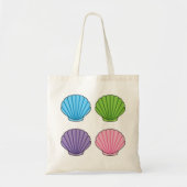 Pastel Colorful Seashell Pack Tote Bag (Voorkant)