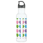 Pastel Colorful Seashell Pack Waterfles (Achterkant)