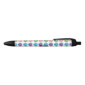 Pastel Colorful Seashell Pack Zwarte Inkt Pen (Bovenkant)