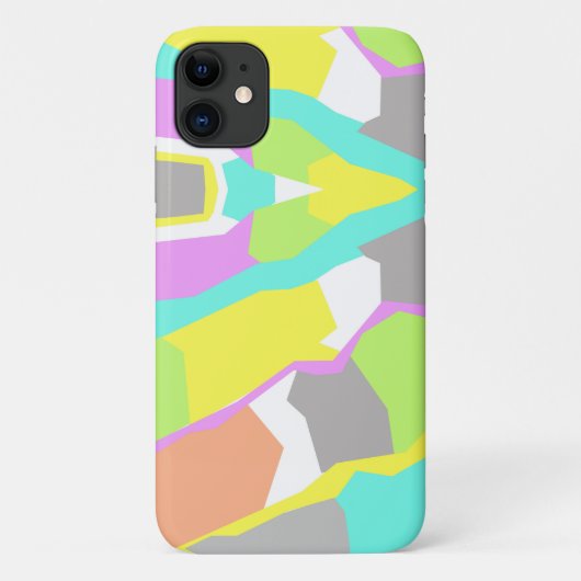 Pastel Colors Abstract Art iPhone 11 Hoesje (Achterkant)