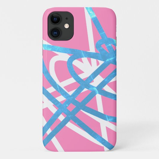 Pastel Colors Abstract Art iPhone 11 Hoesje (Achterkant)