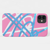 Pastel Colors Abstract Art iPhone 11 Hoesje (Achterkant (horizontaal))