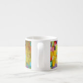 Pastel Colors Abstract Design Espresso Mok (Achterkant)