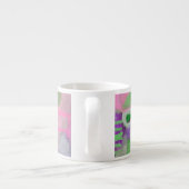 Pastel Colors Abstract Design Espresso Mok (Achterkant)