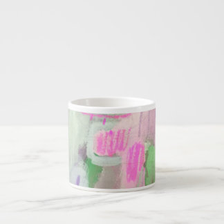 Pastel Colors Abstract Design Espresso Mok