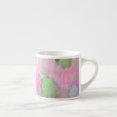 Pastel Colors Abstract Design Espresso Mok (Rechts)
