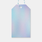 Pastel Colors Abstract Iridescent Background Gift Cadeaulabel (Achterkant)