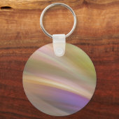 Pastel Colors Abstracte Button Sleutelhanger (Voorkant)