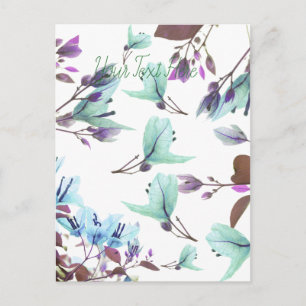 Pastel Colors Bougainvillea Flowers Briefkaart