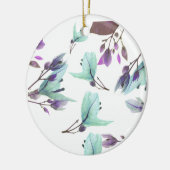 Pastel Colors Bougainvillea Flowers Keramisch Ornament (Links)
