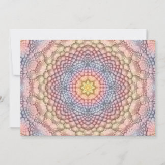 Pastel Colors  Fractal Kaleidoscope Kaart