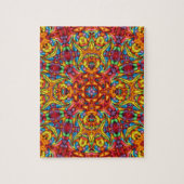 Pastel Colors Fractal Kaleidoscope Legpuzzel (Verticaal)