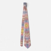 Pastel Colors  Fractal Kaleidoscope Stropdas (Achterkant)