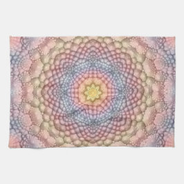 Pastel Colors  Fractal Kaleidoscope Theedoek