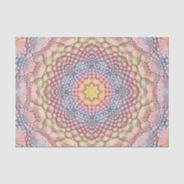 Pastel Colors  Fractal Kaleidoscope Tissuepapier