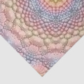 Pastel Colors  Fractal Kaleidoscope Tissuepapier (Detail)