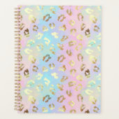 Pastel Colors Leopard Skin Bandana Planner (Voorkant)