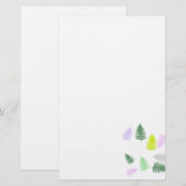 Pastel Colors Lucky Fern Briefpapier (Voorkant / Achterkant)