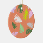 Pastel Colors Lucky Fern Keramisch Ornament (Rechts)
