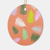 Pastel Colors Lucky Fern Keramisch Ornament (Links)