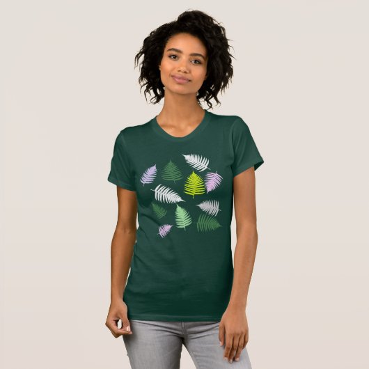Pastel Colors Lucky Fern T-shirt (Voorkant volledig)