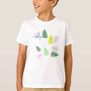 Pastel Colors Lucky Fern T-shirt