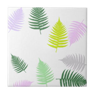 Pastel Colors Lucky Fern Tegeltje