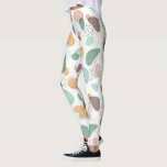 Pastel Colors Organic Shapes Seamless Pattern Leggings<br><div class="desc">Het deeg kleuren abstracte organische vormen in naadloze patronen over een witte achtergrond-een trendy modern ontwerp.</div>