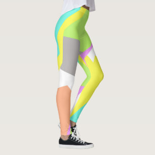 Pastel Colors Positieve Vibes Abstracte Leggings