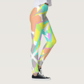Pastel Colors Positieve Vibes Abstracte Leggings (Rechts)