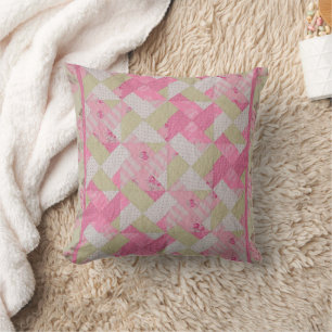 Pastel Colors Quilt Pattern-Sierkussen Kussen