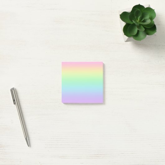 Pastel Colors Rainbow Gradient Post-it Notes (Kantoor)