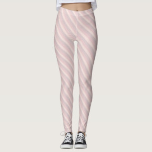 Pastel Colors Sjabloon Chic Pink Cream Paars Leggings