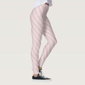 Pastel Colors Sjabloon Chic Pink Cream Paars Leggings (Rechts)