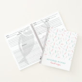 Pastel Colors Sprinkles White Notitieboek (Binnen)