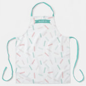 Pastel Colors Sprinkles White Schort (Voorkant)