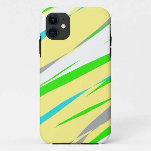 Pastel Colors Stripes iPhone Phone Case (Achterkant)