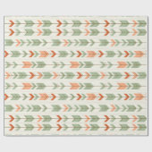Pastel Colors Tribal Arrows Patroon Cadeaupapier (Vlak)