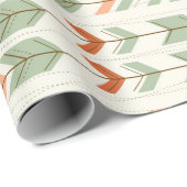 Pastel Colors Tribal Arrows Patroon Cadeaupapier (Rol Hoek)