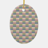 Pastel Colors with Muddy Green Keramisch Ornament (Voorkant)
