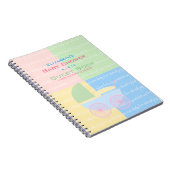 Pastel Colour Baby shower Guest Book- Notitieboek (Rechterzijde)