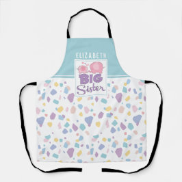 Pastel Colour Big Sister Elephant Colorful Patroon Schort