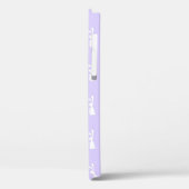 Pastel Colour Bunny Pattern Blue Background Pet Case-Mate iPhone Case (Achterkant / Links)